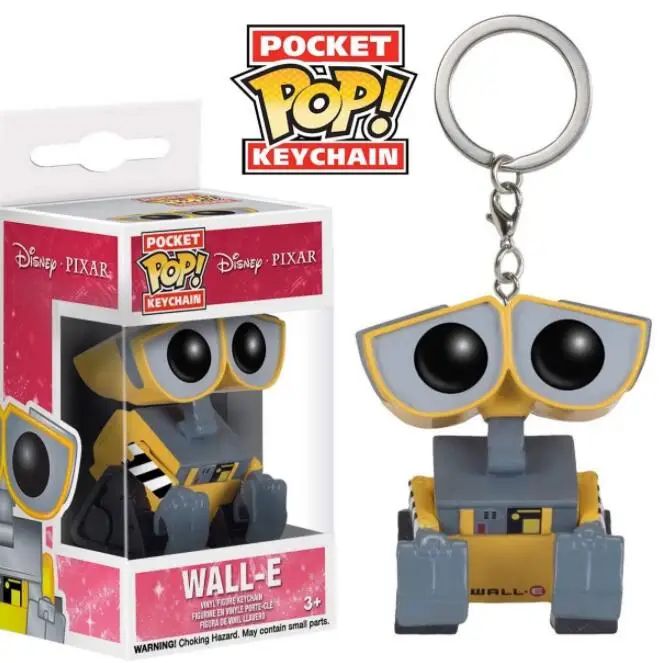 FUNKO Dumbo Stranger Toy Story 4 Capitã Marvel Goose Wall-E Eva Chaveiro Brinquedos Boneco de Ação Modelo Colecionável