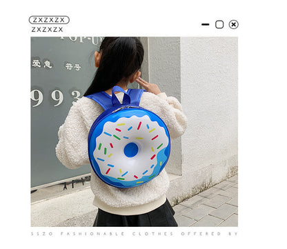 Cartoon Kids Backpack Cute Donut Eggshell Bag Fun Kindergarten Kids Backpack Boys Girls Backpack