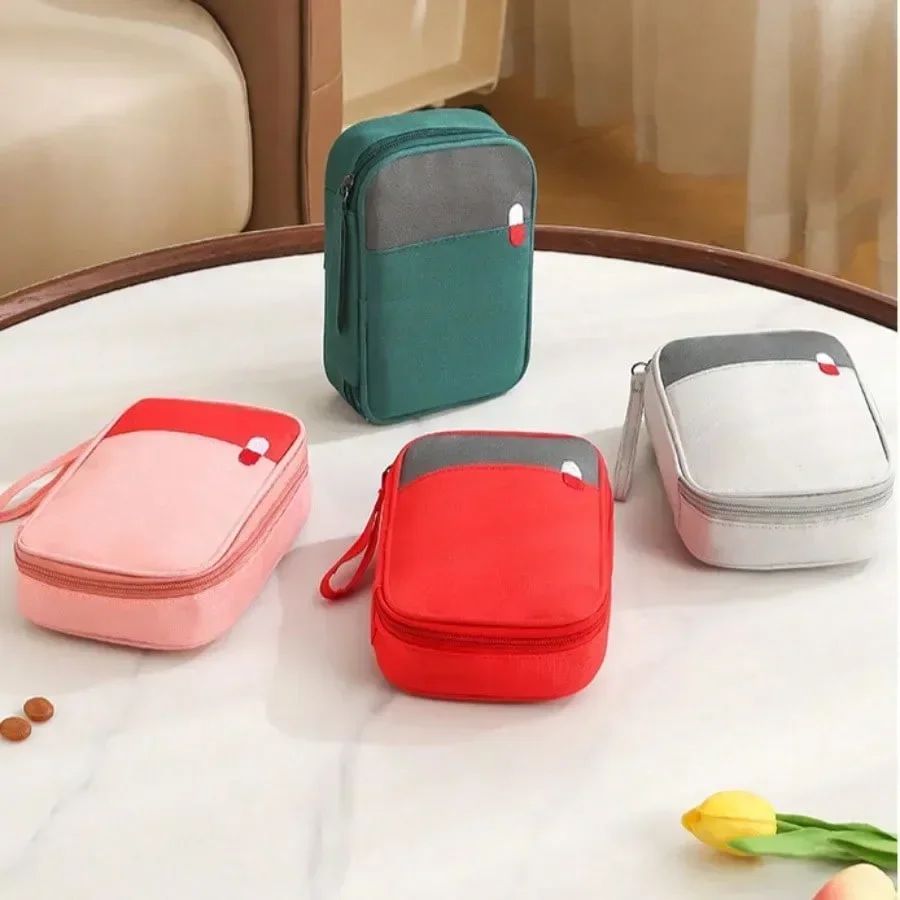 Medical Bag Portable Travel First Aid Kit Waterproof Large Capacity Medicine Storage Organizer Emergency Bag Camping