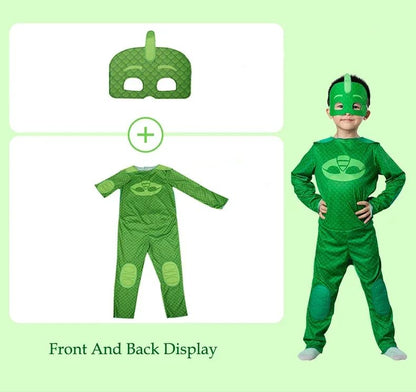 2025 Halloween Cartoon Pj Cosplay Costume Anime Figure Dressing Clothes Christmas Halloween Birthday Party For Boy Girl Kids