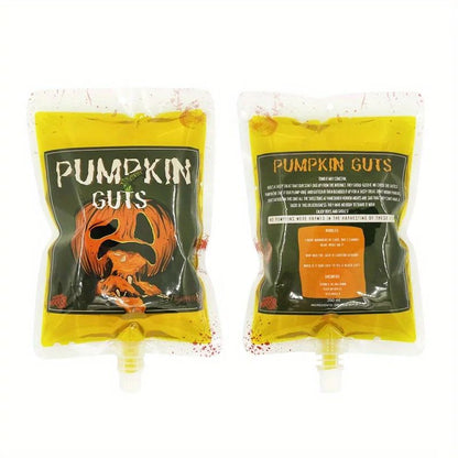 20pcs 350ml Halloween Drink Bags Jelly Spout Pouches Children's Drink Straw Bag Holidays Party Supply Blood Bags