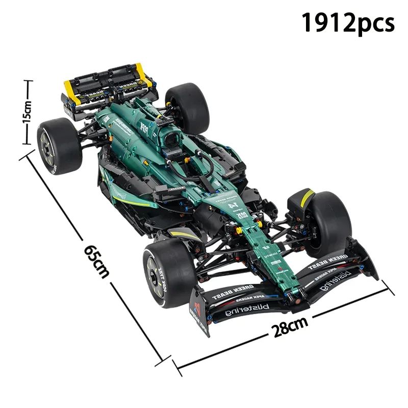 NEW Technical Classic Performance 1912Pcs Aston Martin Sports Car Building Blocks MOC DIY Assembly Model Set Boys Toy Decor Gift