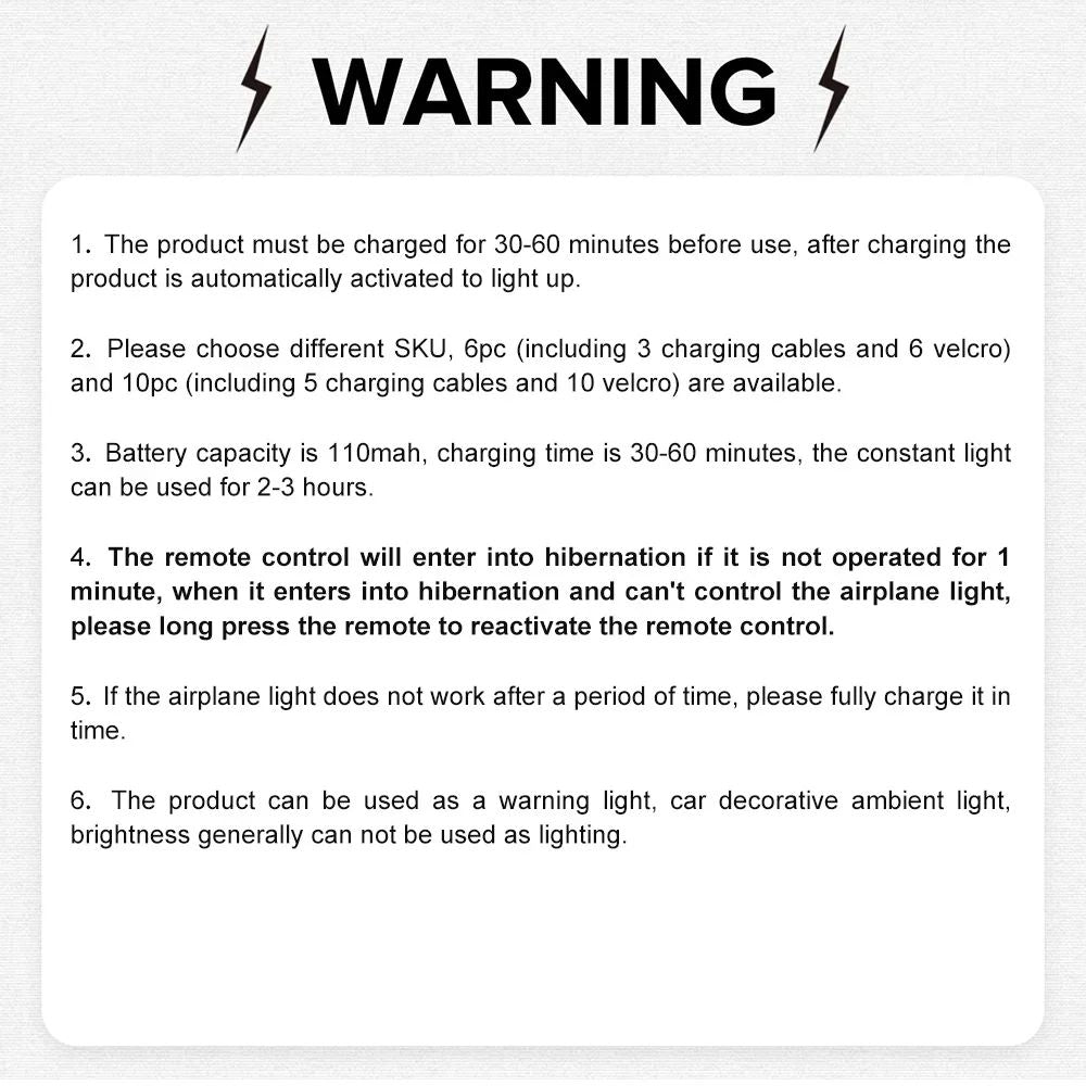 Wireless Remote LED Strobe Light 8 Colors USB Rechargeable Car Motorcycle Bike Aircraft Warning Anti-collision Flashing Lamp