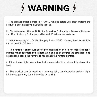 Wireless Remote LED Strobe Light 8 Colors USB Rechargeable Car Motorcycle Bike Aircraft Warning Anti-collision Flashing Lamp