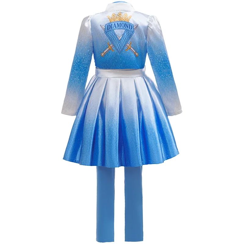 Movie Descendants Rise Red Chloe Cosplay Fantasy Clothing Women Costume Disguise Halloween Female Party Outfits