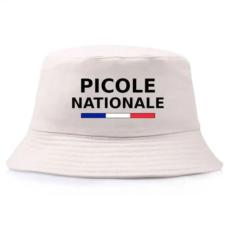 Summer Picole Nationale Bob Man Reversible Bucket Hat Women Cotton Fisherman Cap Unisex Outdoor Sport Sun Activities Panama