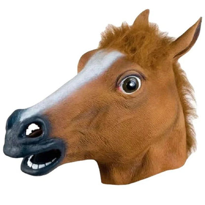 Funny Animal Latex Party Masks Dog Donkey Duck Horse Headgear Halloween Props Cosplay Mask for Adults Masquerade Mask