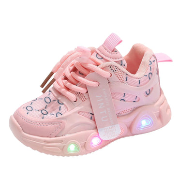 LED Baby Luminous Shoes LED Light Up Shoes For Girls Toddler Walking Shoes Girls Kids Children Baby Casual Sneaker for Boy Kid
