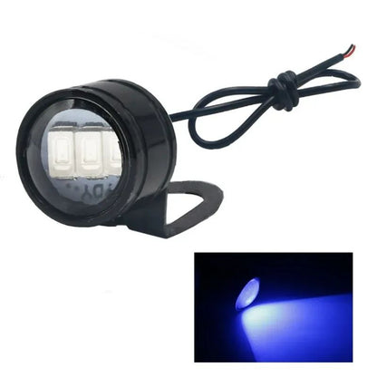 Motorcycle Flash Strobe Eagle Eye Luz Diurna de Moto Lâmpada de Nevoeiro Farol Moto Acce Hoc para 2pcs Mini Luz LED