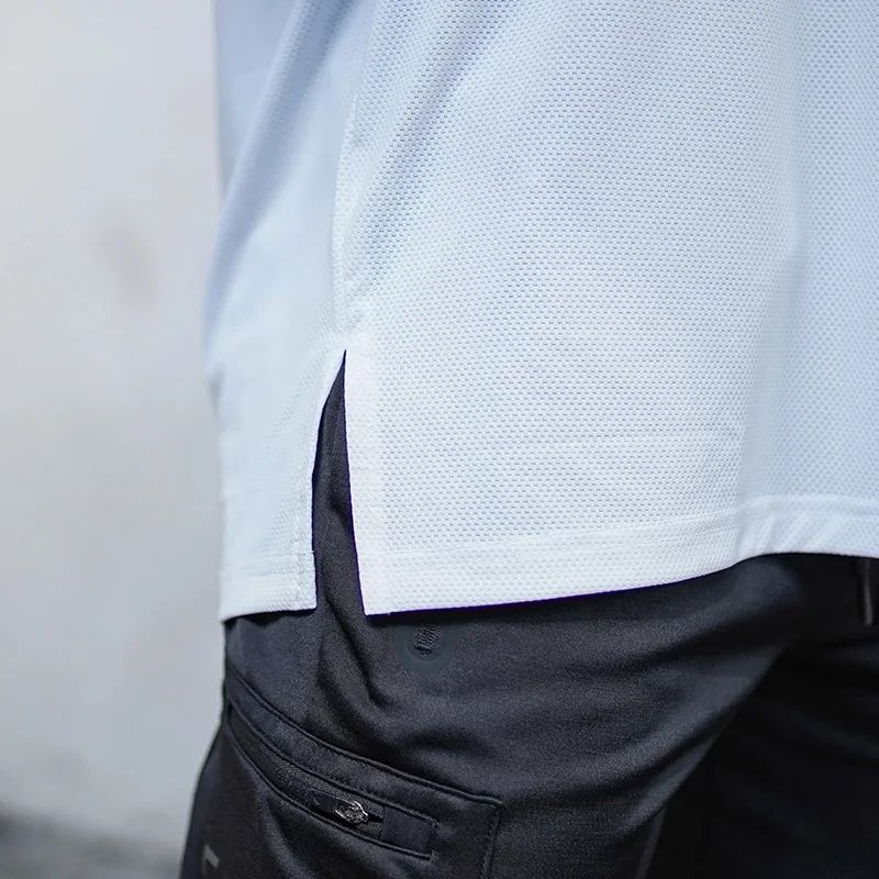 Plain Mens Bodybuilding Sleeveless Casual Shirts Gym Fitness Workout Muscle Tank Tops Summer Mesh Breathable Quick Dry Singlets