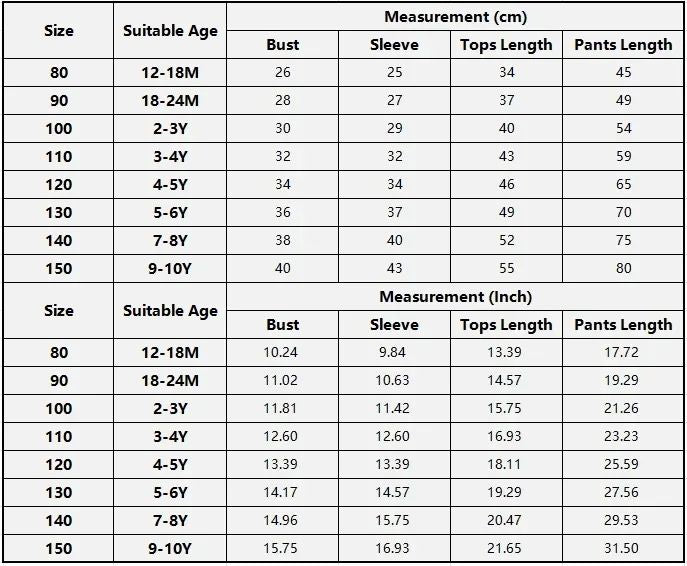 Kids Boys Girls Pure Cotton Warm Pajamas Cute Cartoon Long Sleeve T-Shirt + Pants Toddler Baby Autumn Underwear Clothing Sets