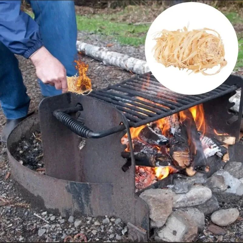 Natural Fire Starter10 Pcs , Wax Wood Stick, Suitable For Fireplace, Barbecue Stove, Charcoal Ignition