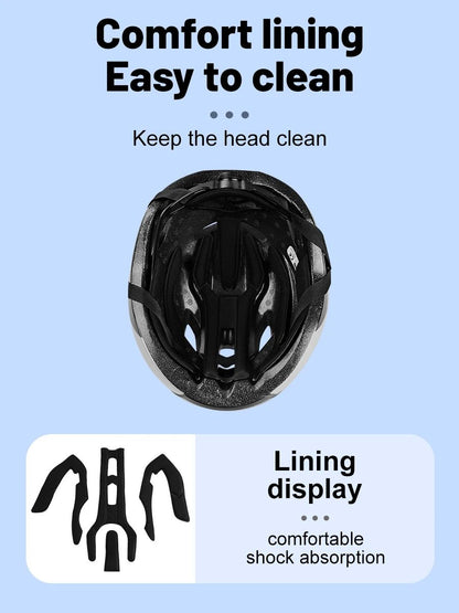 X-TIGER Bicycle Helmet Man Women Breathable Ultra-light One-piece Molding Helmets Shockproof Adjustable MTB Road Cycling Helmets