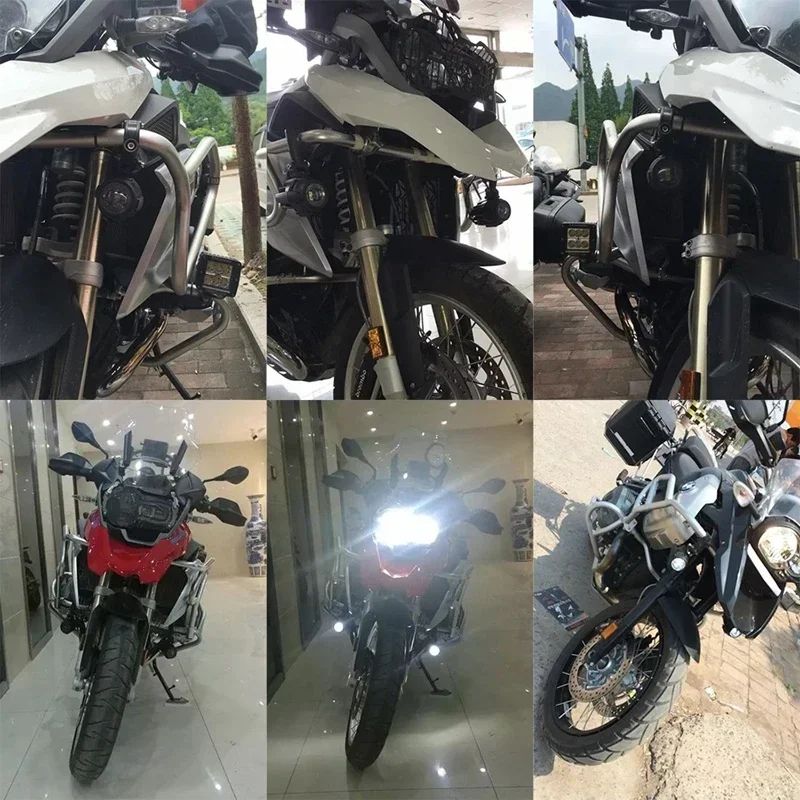 Motorcycle LED Auxiliary Headlight  Fog Light Protector For BMW R1200GS LC R1250GS Adventure R1250RT R1200RT R1250RS
