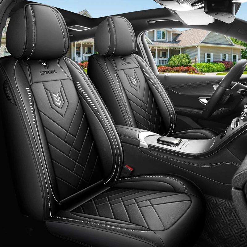 Car Seat Cushion Four Seasons Universal Artificial Leather Seat Cover 2026 Newly Upgraded Waterproof Seat Cover car accessories