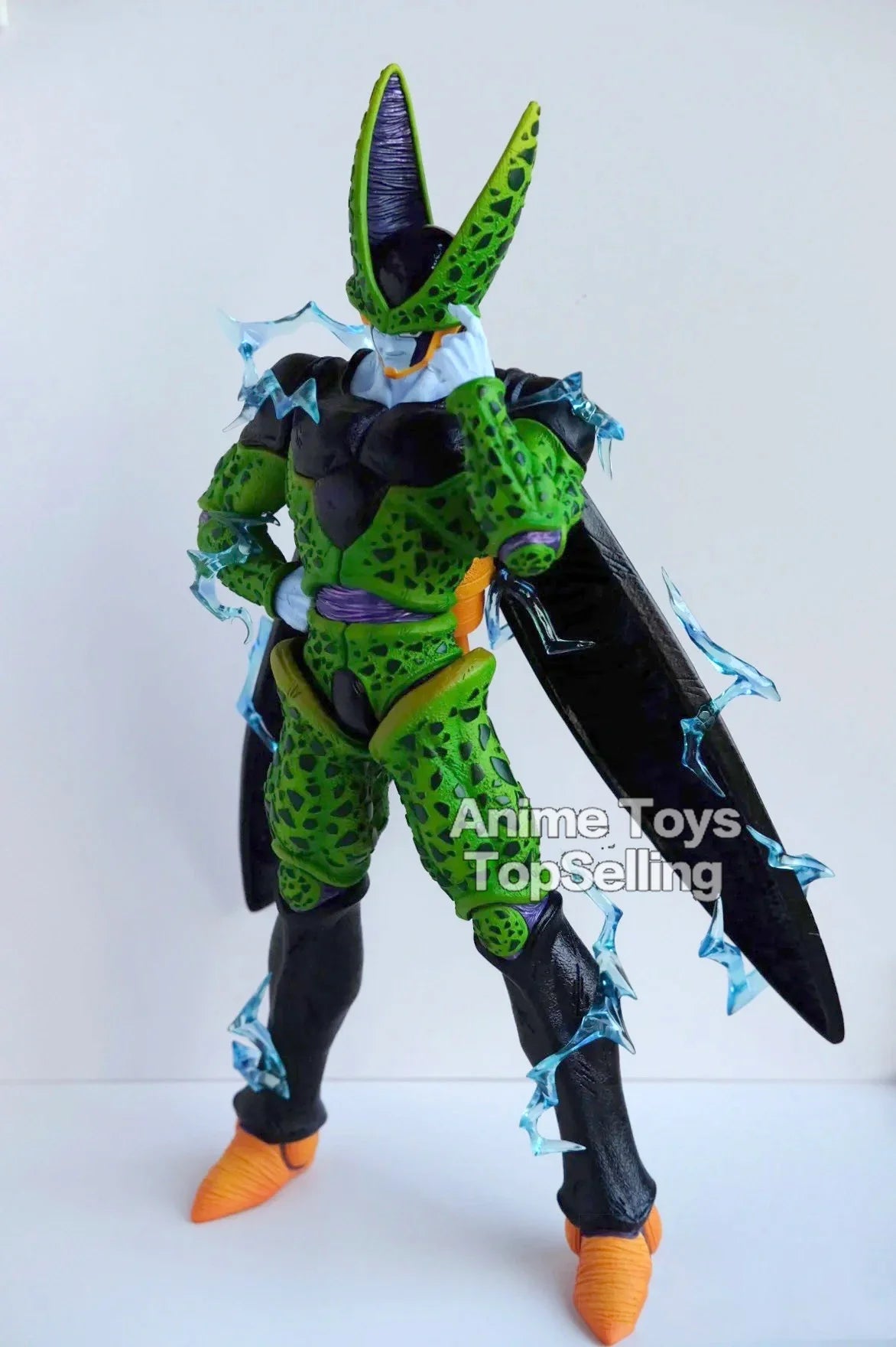 35cm/13,7in Anime Dragon Ball Z Figura Explosão Cell Figure PVC Modelo Colecionável Brinquedos Presentes