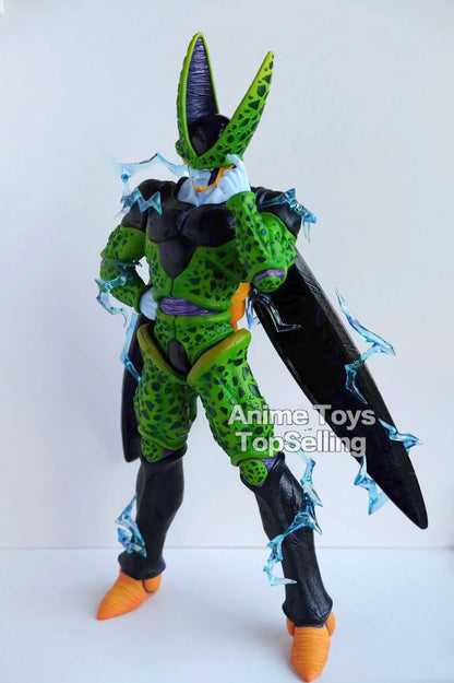 35cm/13,7in Anime Dragon Ball Z Figura Explosão Cell Figure PVC Modelo Colecionável Brinquedos Presentes