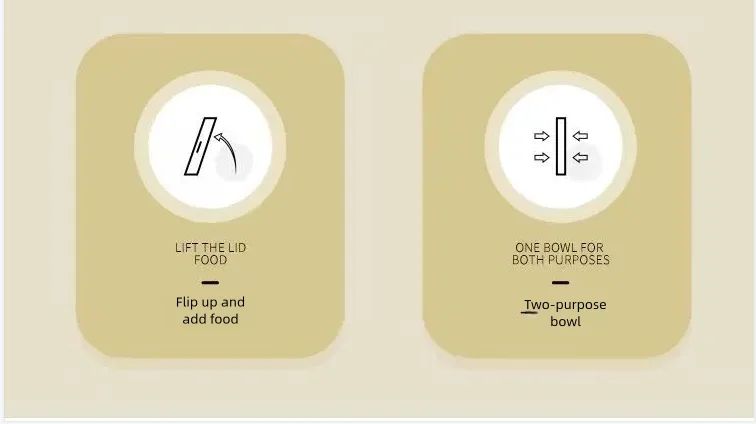Tigela automática para gatos, cães e animais de estimação, bebedouros, tigela integrada para gatos, tigela de ração para gatos, cães, para comer, beber ág