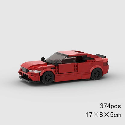 MOC Speed Sports Super Carro de Corrida Blocos de Montar DIY Tijolos Cidade Rally Técnico Grande Veículo de Corrida Presente de Natal Brinquedo
