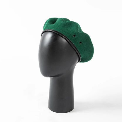 Large Size Wool  Military  Army Berets Hat for Big Head Unisex Men Women Devil Soldier Winter Warm Wide Beret Cap Painters Hats