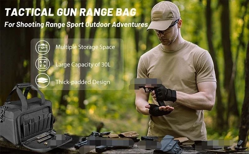 MOLLE System Tactical Shooting Range Hunting Accessories Bag Training Equipment Army Gun Shotgun Bag Tactical Pouch Survival Kit
