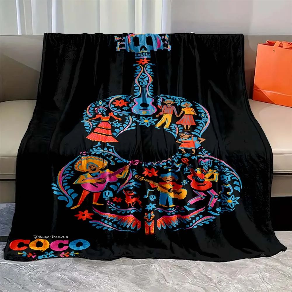 Soft Coco Miguel cartoon Blanket Warmth Plush Throw Blanket Bedspread Sofa Suitable for Living Room Bedroom Warm Blanket