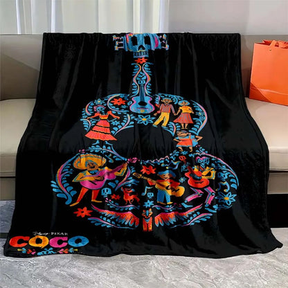 Soft Coco Miguel cartoon Blanket Warmth Plush Throw Blanket Bedspread Sofa Suitable for Living Room Bedroom Warm Blanket