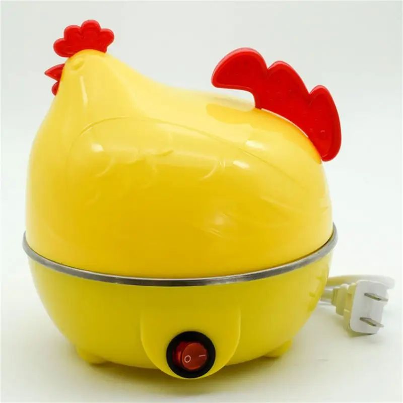 Home Kitchen Cooking Tool 7-Egg Capacity Egg Cooker Chicken Shaped Egg Boiler Eggs Steamer Appliance Utensil Drew barrymore Boba