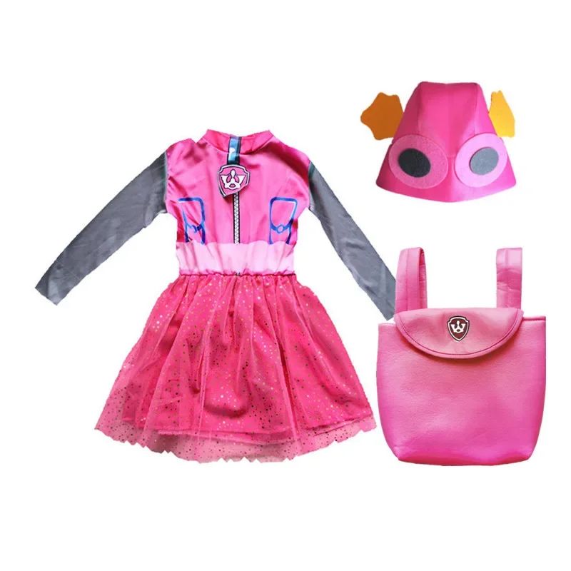 Anime Dog Patrol Kids Cosplay Costume Marshall Chase Skye Zuma Rubble Children Tops Pants Patrol Uniform Halloween Costume