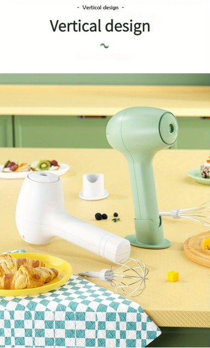 Mixer de Alimentos Elétrico Portátil Sem Fio Batedor de Ovos Automático Batedor de Manteiga Creme Vertical Misturador de Mão Sem Fio para Cozinha