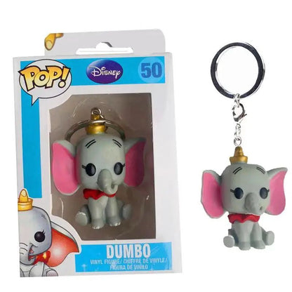 FUNKO Dumbo Stranger Toy Story 4 Capitã Marvel Goose Wall-E Eva Chaveiro Brinquedos Boneco de Ação Modelo Colecionável