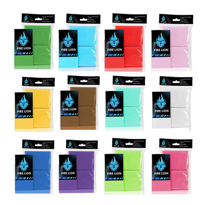 100PCS 66x91mm Colorful Matte Trading Card Sleeves Toploaders Fit PKM/MTG/YGO Sports Card Protector for Photocard Standard Cards