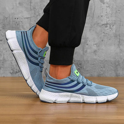 Tênis Esportivo Masculino Casual Leve Respirável Antiderrapante Calçados para Corrida e Caminhada ao Ar Livre Tênis Esportivo para Jogging