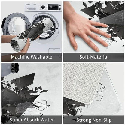 Garage Mat Motorcycle Carpet Racing Cool Moto Display Kawasaki Carpet for Kawasaki Motorcycle Area Rug Anti-slip Floor Decor Rug