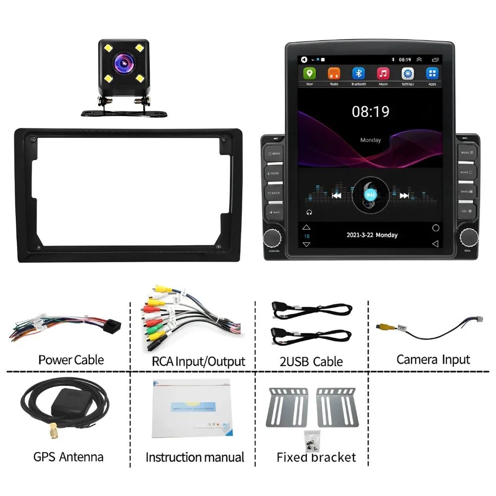 9.7in Car Stereo Radio GPS For For Dodge Ram 1500 2500 3500 2013 - 2018 For Carplay GPS Navigation Audio Multimedia Ram Player