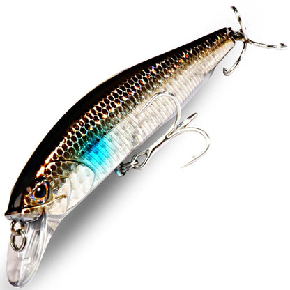 Minnow Afundante 19g Jerkbait Flutuante 15g Isca de Pesca Anzóis Triplos Swimbait Pesca Popper Tackle Wobbler Isca Artificial