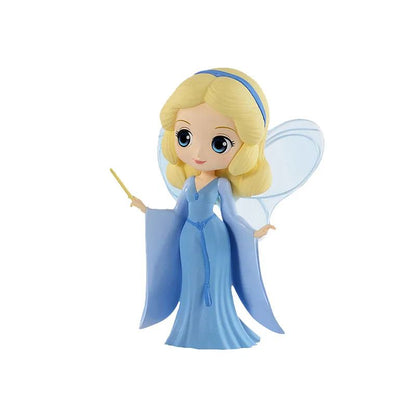 Bandai Original Disney Anime Figure Vilão Sentado Boneca Versão Q Brinquedos Infantis Decoração de Casa Modelo de Aniversário de Menina Presente de Brinquedo Fofo