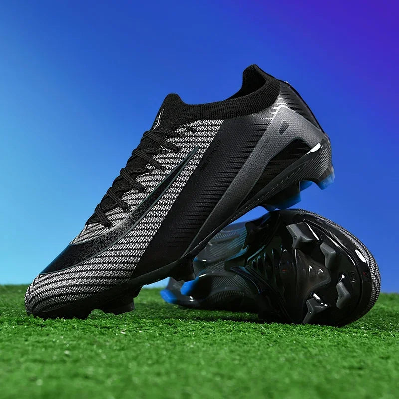 New Men Football Boots Cleats Grass Adult Soccer Shoes Ankle Sport Training Outdoor Ultralight Non-Slip Futsal Comfortable