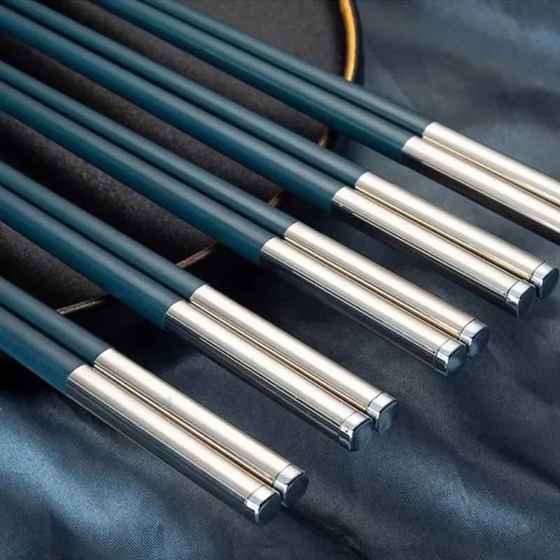 5 Pares De Liga Talheres Hashi Palitos De Sushi Reutilizáveis Ferramentas De Mesa De Cozinha Acessórios Para Casa Hashi Japonês