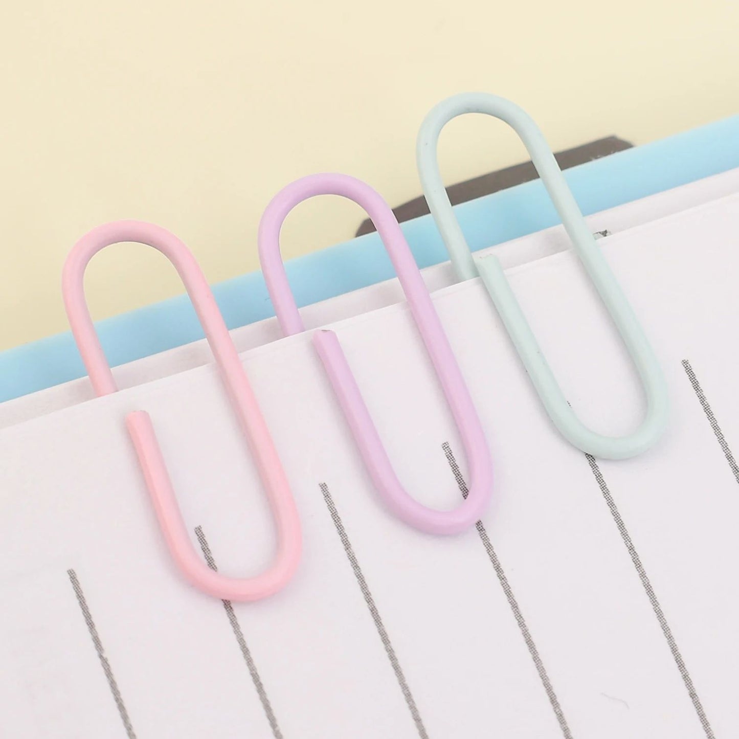 Portable Mini Color Paper Clips Metal Paperclips Binder For Paper Text Photo Cards Marking Clips Home Office Stationery