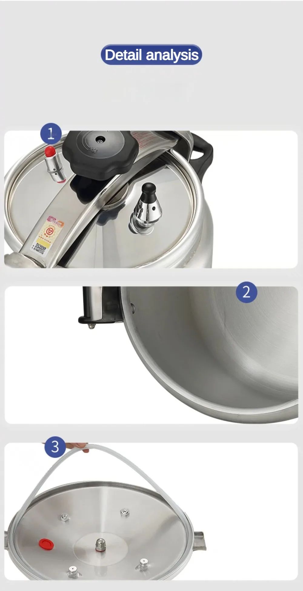 Electric Pressure Cooker, Rice Cooker, Stainless Steel Pot, Cuisine Cooker