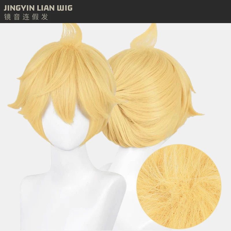 Just Saiyan2025  Kagaminee Rin/Len Cosplay with Ears Collab Series: Kagaminee Rin Len Cosplay Top Shorts Costumes Cosplay Outfit