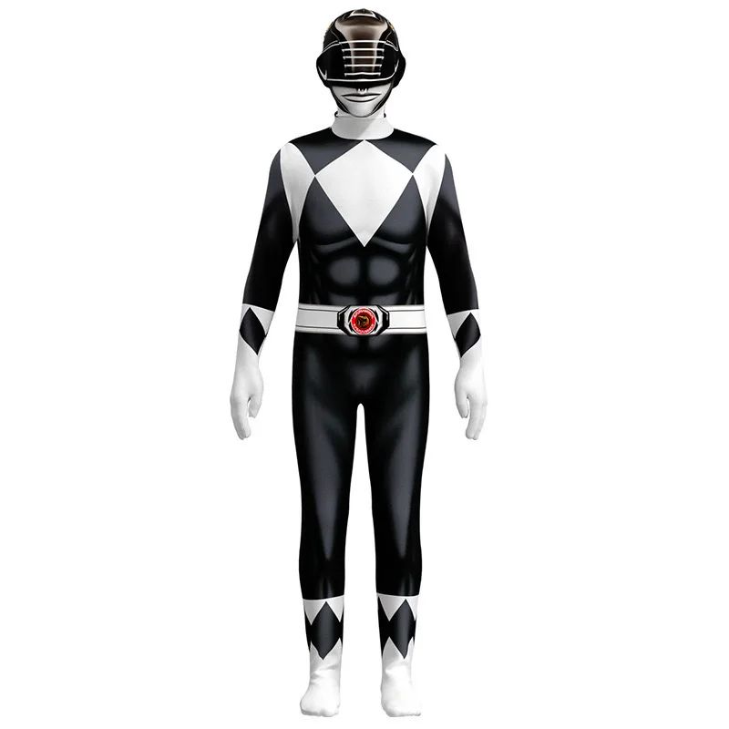 Adult Samurai Sentai Shinkenger Rangers Costume Adult  Superhero Cosplay Halloween Birthday Party Jumpsuit Zentai Suit