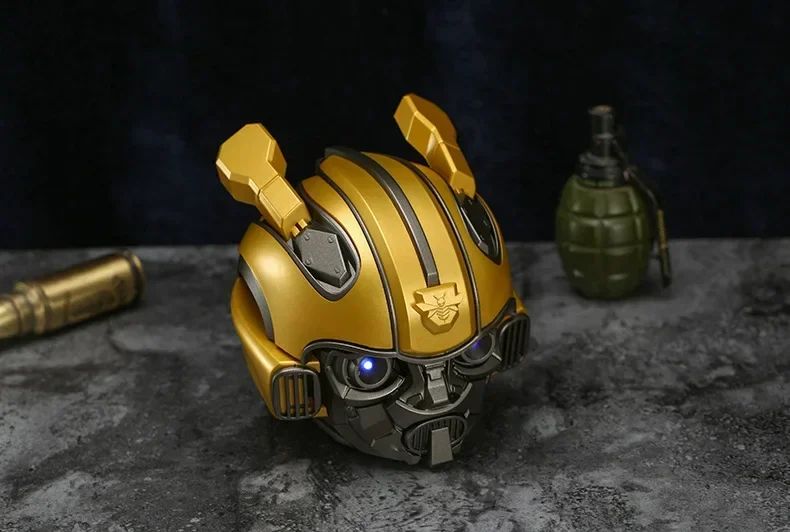 Alto-falantes Bluetooth Bumblebee Transformers Novo Desenho Animado Criativo Sem Fio Cartão Mini Externo Pequeno Acústica Megafone Echo Dot