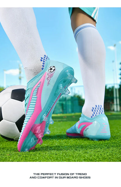 Men Soccer Shoes Original Fast Professional Unisex Cleats Low Cut Football Field Boot Non Slip Comfortable Outdoor Sneaker Match