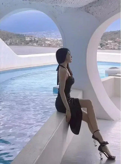 New High Heel Shoes Fashion Slip-on Women's High Heels Pumps Summer Solid Office and Career Sexy Pointed Toe Heeled Sandals