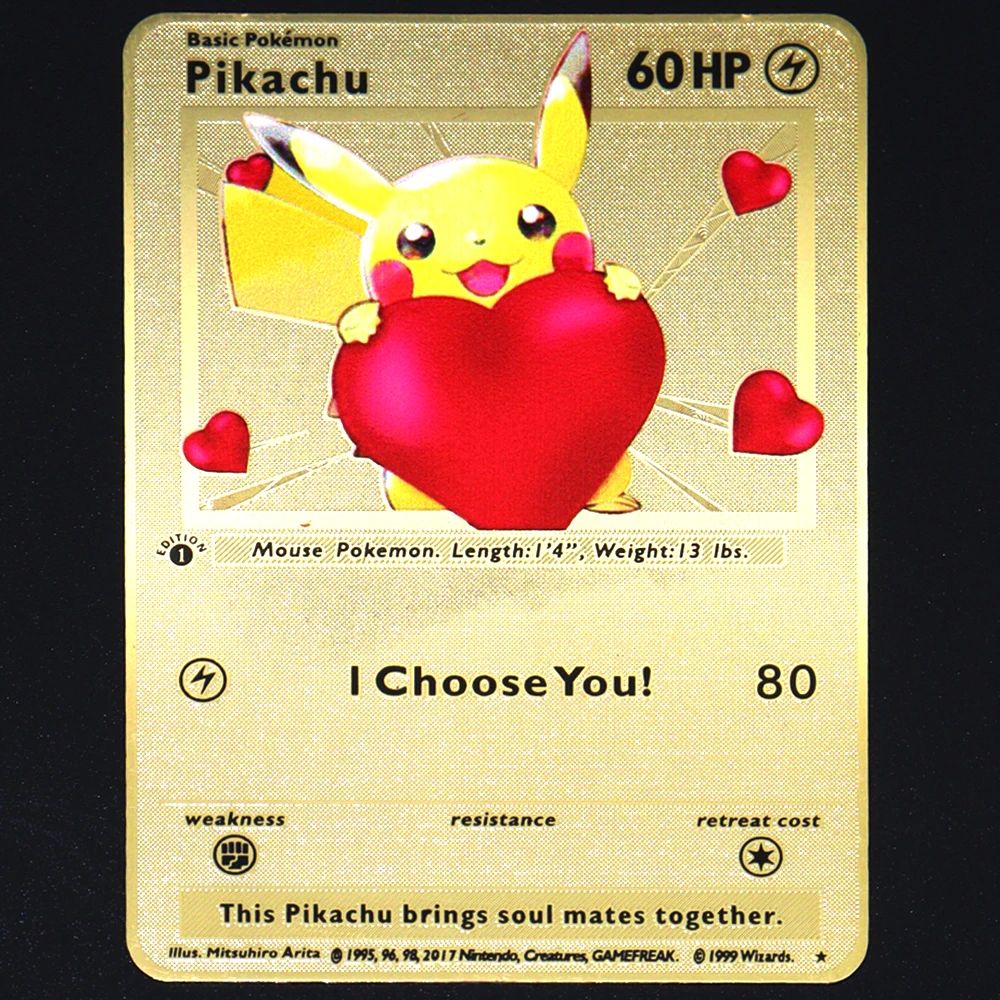 Pokémon 183200 Pontos Alto HP Cartas de Metal Douradas Pretas Inglês Francês Vmax Mega GX Coleção de Cards Charizard Pikachu Mewtwo