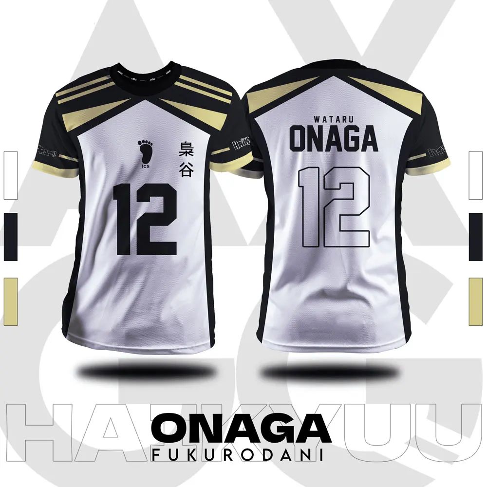 2025 new Haikyuu Fukurdani cartoon anime cosplay men's sweater summer short sleeved T-shirt top 2024 new fashion women's T-shirt