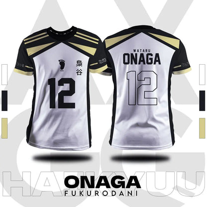 2025 new Haikyuu Fukurdani cartoon anime cosplay men's sweater summer short sleeved T-shirt top 2024 new fashion women's T-shirt