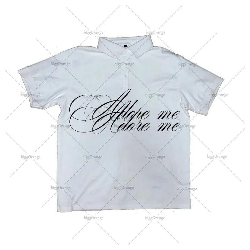 Harajuku Retro Striped Letters Fashionable Loose Cotton T-shirt Men Y2K High Street Fashion Clothing Punk Casual Short Sleeves